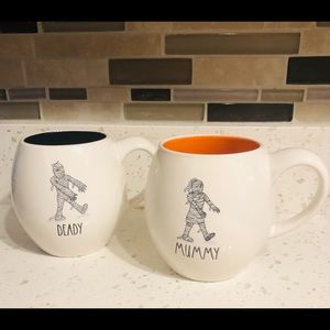 Rae Dunn “MUMMY” & “DEADY” Mugs